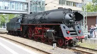 Lokomotive 01-519 im Einsatz in Leer, Emden und Salzbergen
