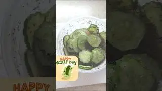 Pickled!!! 🌝 #garden #fresh #organic #cucumber #pickle  #shortvideos #fyp #mygarden #mypeace