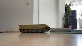 First driving Test 3D printed King Tiger 1:10