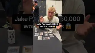 Jake Paul buys $50,000 worth of sports cards 😱
