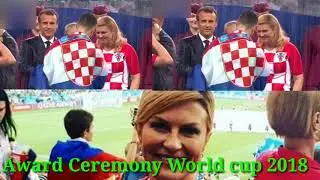Worldcup 2018 Award ceremony|| France Vs Crotia 4-2 || Worldcup Final 2018