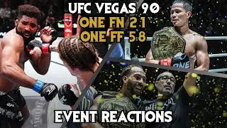 UFC Vegas 90: Allen vs Curtis | ONE Fight Night 21: Eersel vs Nicolas | ONE Friday Fights 58 | React