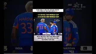 ind vs pak in a completely one sided contest #cricket #shorts #indvspak #t20worldcup #hardikpandya