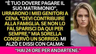 I miei genitori urlavano: 
