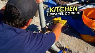Electrical Below Slab P3 | Kitchen Subpanel Conduit | DIY Barn House Design Build