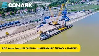 COMARK project logistics: 𝟮𝟬𝟬 𝘁𝗼𝗻𝘀 from Slovenia to Germany via Port of Vukovar