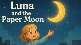 Luna and the Paper Moon 🌙✨ | A Gentle Story About Light, Imagination, and Dreams