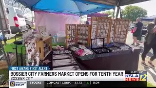Bossier City Farmers Market opens for 10th year