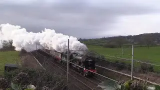11th February 2023  46100 Royal Scot  46115 Scots Guardsman
