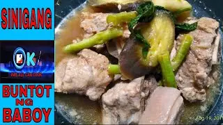 SINIGANG NA BUNTOT NG BABOY (Pig's tail) RECIPE- FILIPINO FAVORITE | HOW TO COOK | ONCHO'S KITCHEN👍