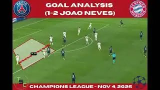 Champions League Tactical Analysis PSG vs Bayern Munich Nov 4 2025 Goals Reviewed 0&ndash;1 Luis Diaz 1&ndash;2