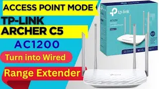 TP-Link Archer C5 в режиме точки доступа | TP-Link Archer C5 в режиме проводного расширителя диап...