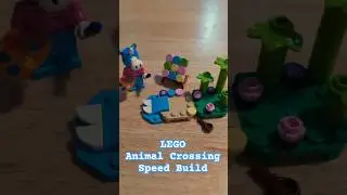 LEGO Animal Crossing 30703 Julian's Beach Painting speed build #legospeedbuild #legoanimalcrossing