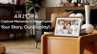 Introducing the New Arzopa D10 Digital Frame: The Perfect Gift for Family Memories