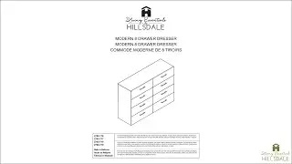 Living Essentials by Hillsdale Lundy 8 Drawer
