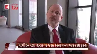KOÜ'de Kök Hücre ve Gen Tedavileri Kursu Başladı
