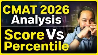 CMAT 2026 Analysis | Score vs percentile for CMAT exam