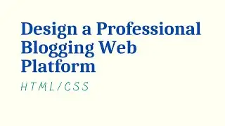 Design a Professional Blog: Dropdown and Search bar on mobile 10