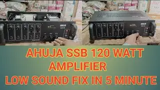  Ahuja 120W Amplifier Low Sound Issue | Quick Fix & Settings Tutorial