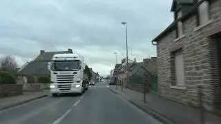 Driving On The D786 From 22430 Erquy To 22120 Yffiniac, Brittany, France 10th March 2020