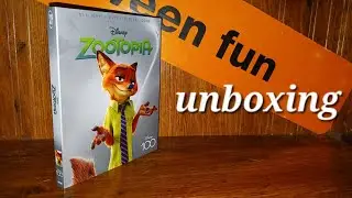 Zootopia - Disney 100 blu ray unboxing