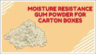Moisture Resistance gum powder for Carton boxes #starchadhesive #cartonbox #moistureresistant #india