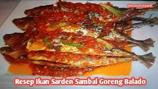 Resep Ikan Sarden Sambal Balado
