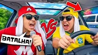 Mini Mussa Vs. Mini Mussarela dirigindo carro (desafio dos inscritos!!)