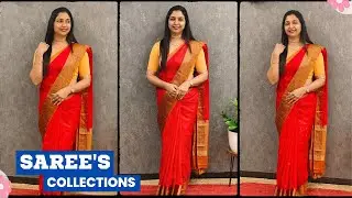 Beautiful Saree's Collections ✨ || 𝐆𝐋𝐈𝐓𝐙𝐈𝐍𝐃𝐈𝐀 FASHIONS 🛍