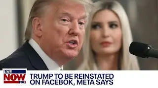 Trump's Facebook account to be reinstated by Meta, Trump responds on Truth social | LiveNOW from FOX