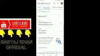 |HOW TO CHANGE YOUTUBE ACOUNT|,  NAME,  EMAIL ADDRESS, CONTACT NUMBER, BIRTHDAY, PASSWORD,... ETC..