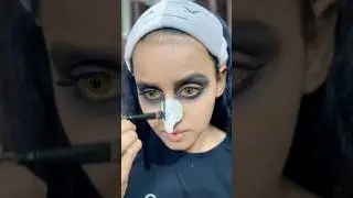 ⚠️VALAK👹 The NUN Tutorial⚠️ #challenge #thenun2 #shorts #makeupchallenge #halloween