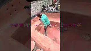 what do you think ? novapoolplastering nova pinkpool satisfying... #Shorts #fun