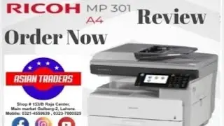 Ricoh Aficio MP 301 SPF Quick Review ID Card Copy Guide Service Toner Refill By Asian Traders