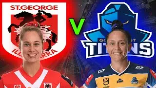 St George Illawarra Dragons vs Gold Coast Titans | NRLW Round 1 | Live Stream & Commentary!