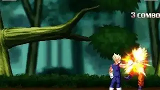 Goku vs Vegeta AI match ( Mugen )