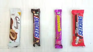 Snickers vs Munch vs Galaxy vs Snickers Berry Whip