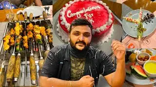 24 hours Barbeque Nation Food Eating challenge || Unlimited Food 🤤