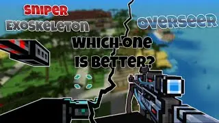 Sniper Exoskeleton And Overseer | Full Comparison | Pixel Gun 3D
