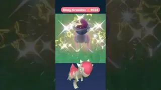 Shiny Cranidos ✨ 0408 caught in Pokemon Scarlet Indigo Disk DLC with Isolated Encounter
