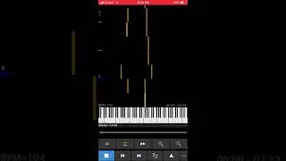 Midi Voyager (iOS): All Star (Impossible piano remix)