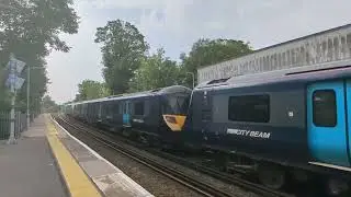 Trains on the Mid-Kent Line, Greater London - Thursday 1st August 2024