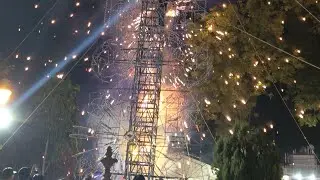 Quema de Castillo en la Feria de Tetelpan, Alvaro Obregón CDMX.