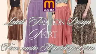 Meesho Latest fashion design pleated skirt👗 || All in cheapest price#meesho#meeshofinds#meeshohaul