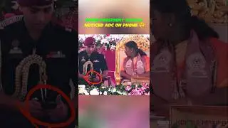 When President Murmu Noticed ADC on Phone 😲 #shorts
