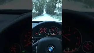 F31 330d (RWD) Snow / Ice test Michelin CrossClimates