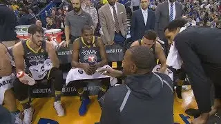 Steve Kerr Lets Players Coach! Warriors Win By 46 vs Suns! 2017-18 Season