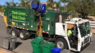Think Green Think Clean Fold Up Mack LE Wittke Crocodile Garbage Truck!