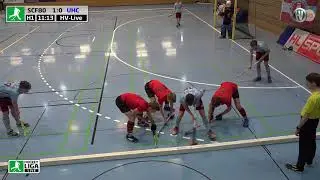 8.Spiel Gr.B DM-Hallenhockey m. Jugend B SCF80 vs. UHC 02.03.2019