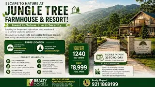 Luxury FarmLand,Gated Community, Approved for 60% Rcc Concrete Construction Allowed, Near Dehradun 🌲